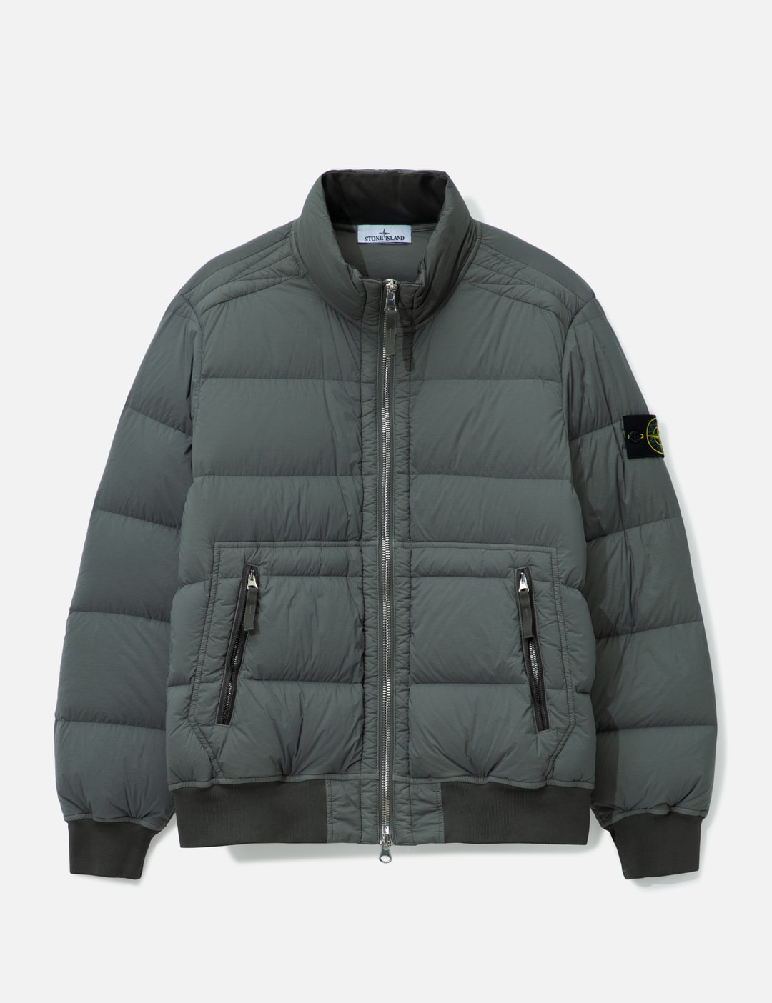 Seamless Tunnel Nylon Down-TC Bomber Jacket view 8