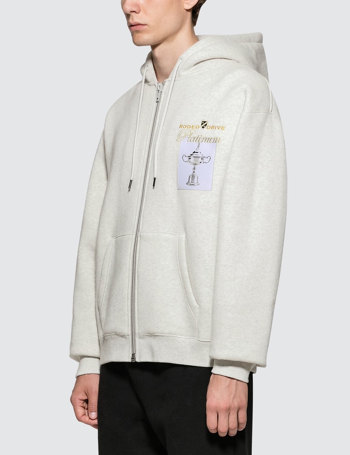 Zip Up Hoodie with Platinum Trophy Patch Placeholder Image