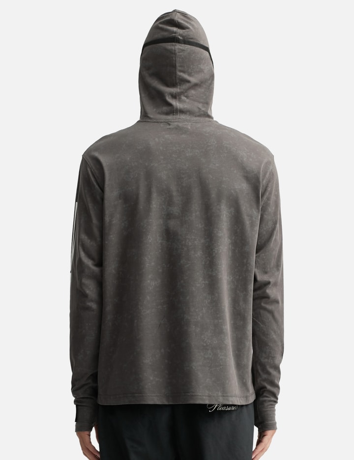 Syuman Skull Mask Hoodie In Gray
