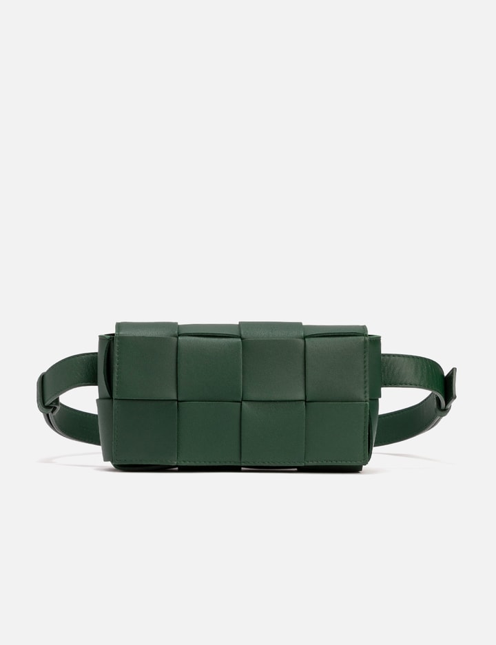 Bottega Veneta Cassette Belt Bag In Green