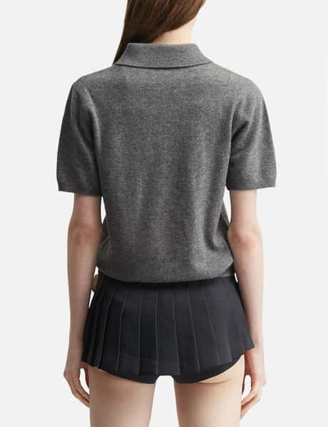 Short Sleeve Knit Polo view 12