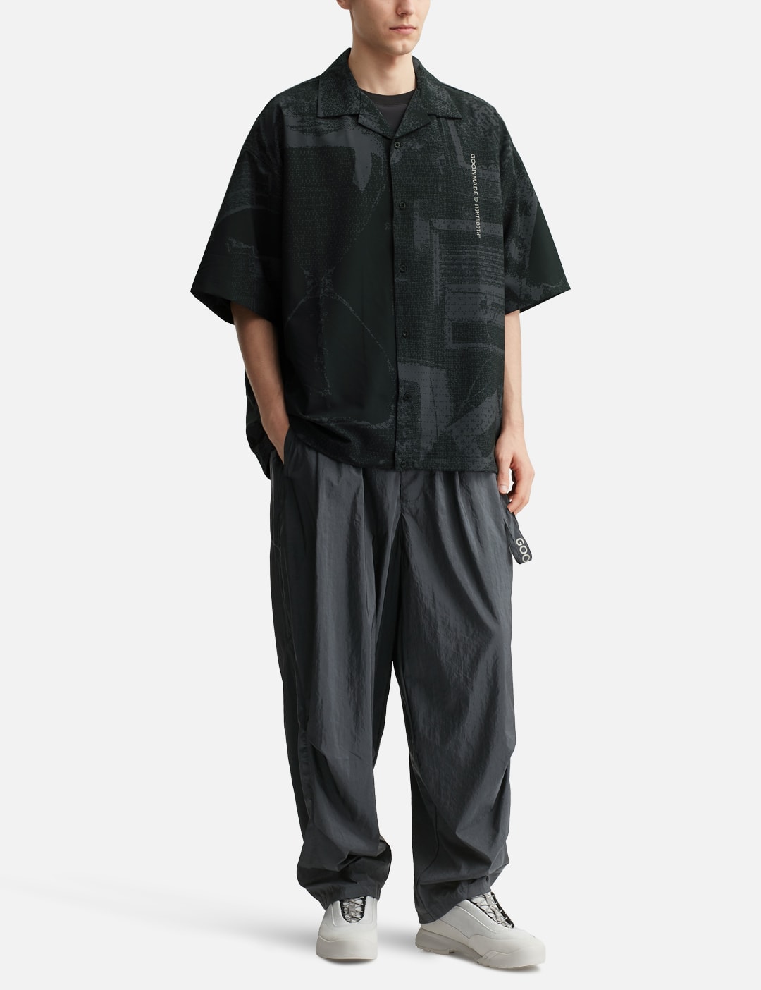 X TIGHTBOOTH “GTB-01S” Sand Riot Graphic Shirt view 15