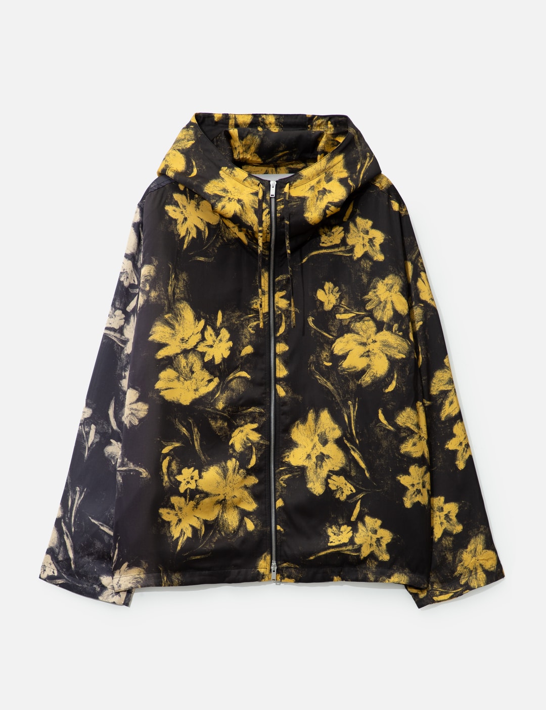 Painted Bleached Flower Jacket