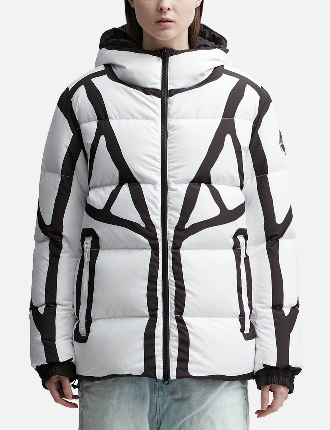 Glossy down jacket with matching lining - Colmar