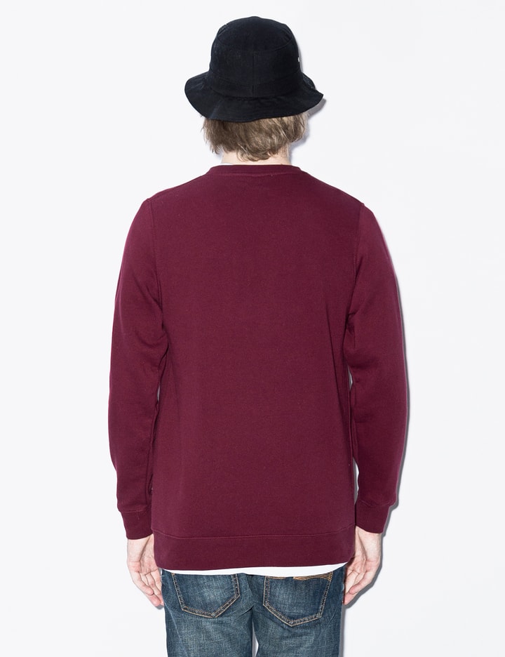 Maroon Stussy Link Emb. Crewneck Sweater Placeholder Image