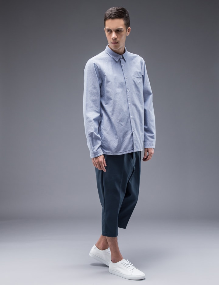 "Shaw" Side Pocket L/S Oxford Shirt Placeholder Image