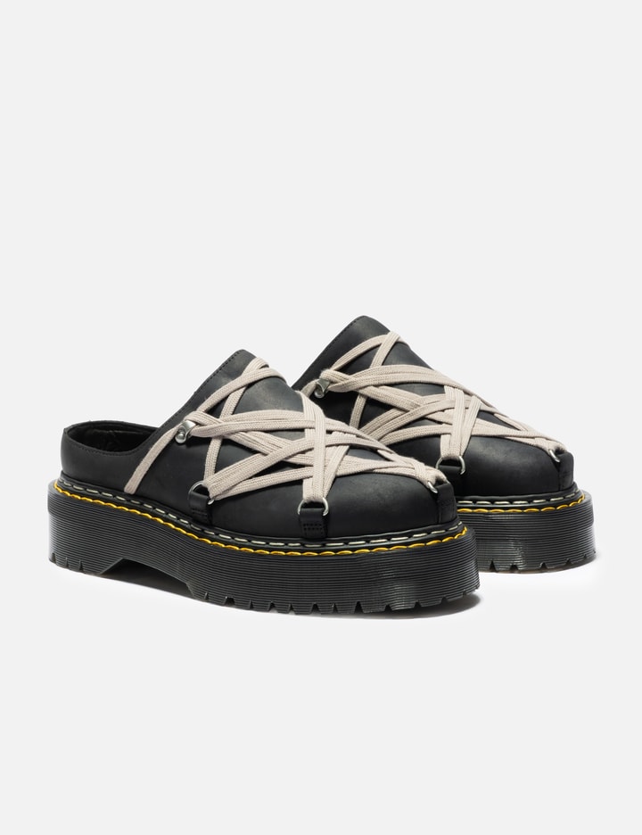 Rick Owens Dr. Martens X Rick Owens Quad Sole Megalace® Mule