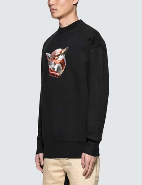 Maison Kitsuné - Fox Ines Longevial Sweatshirt | HBX - Globally 
