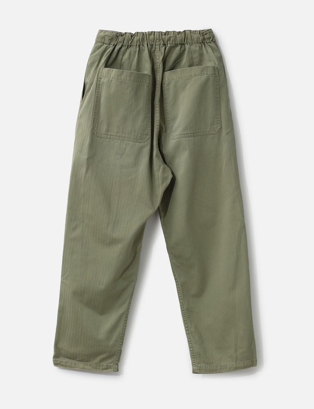 Olive Herringbone Easy Baker Pants view 6