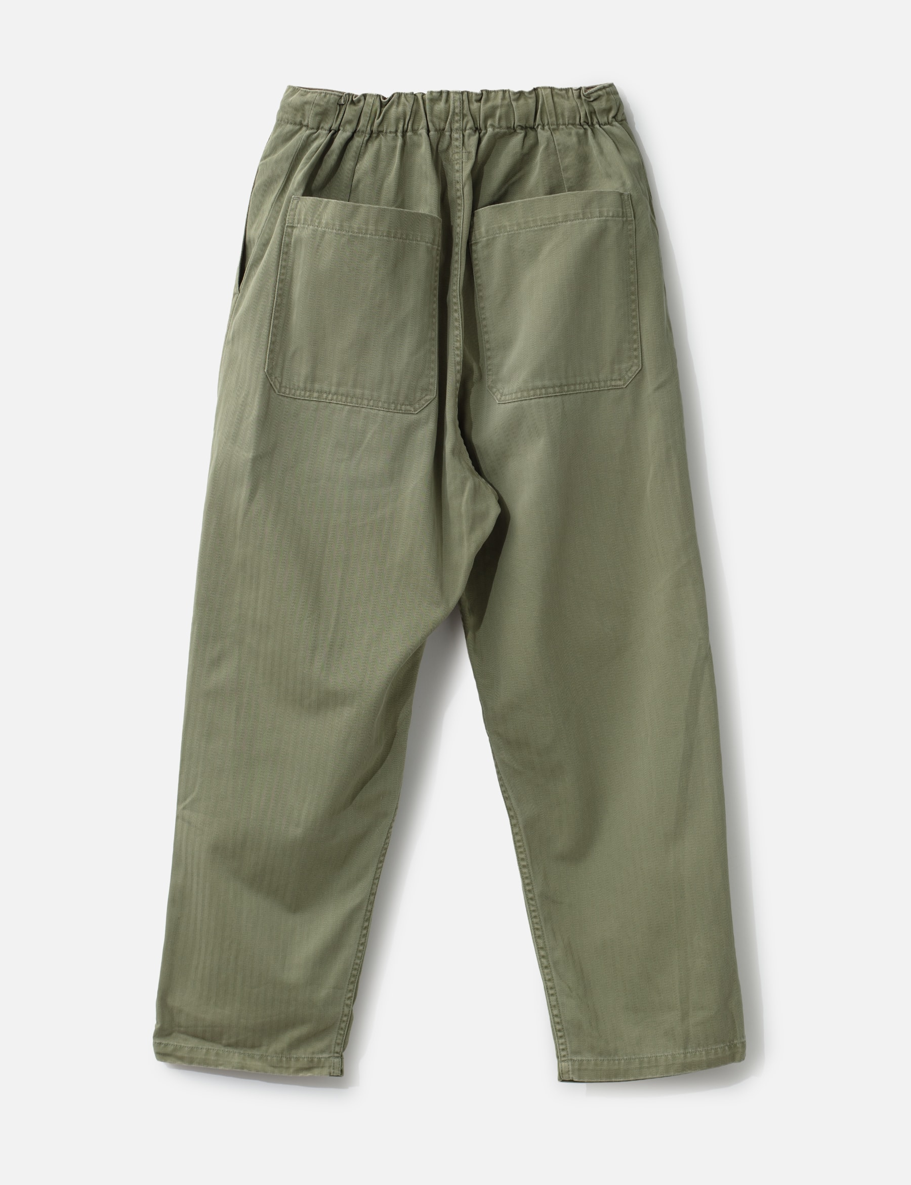 Olive Herringbone Easy Baker Pants view 8