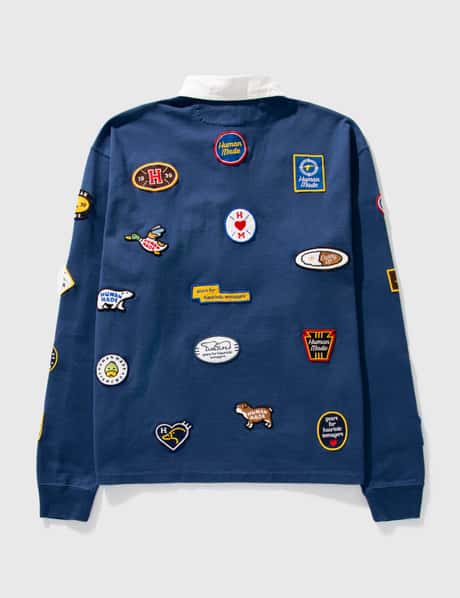 Human Made - Human Made Patch Rugby Shirt | HBX - Globally Curated 