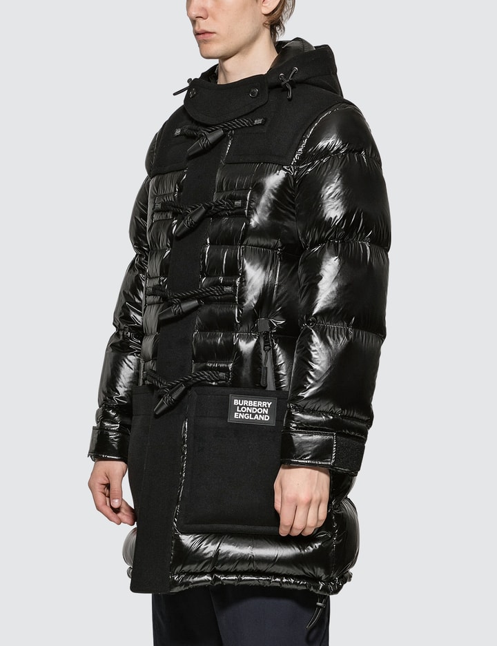 Technical Wool Detail Puffer Coat Placeholder Image