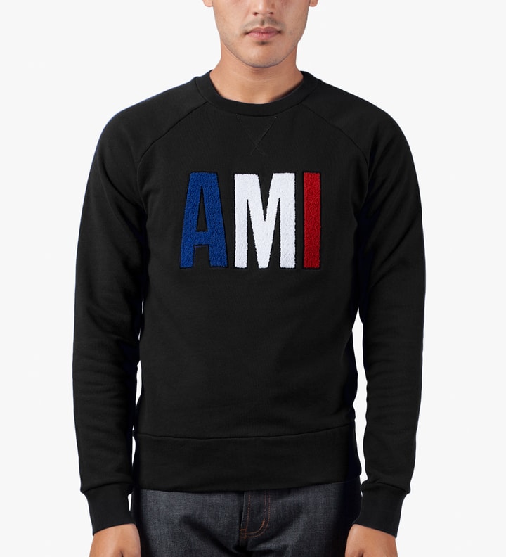 Black “Friend” Crewneck Sweatshirt Placeholder Image