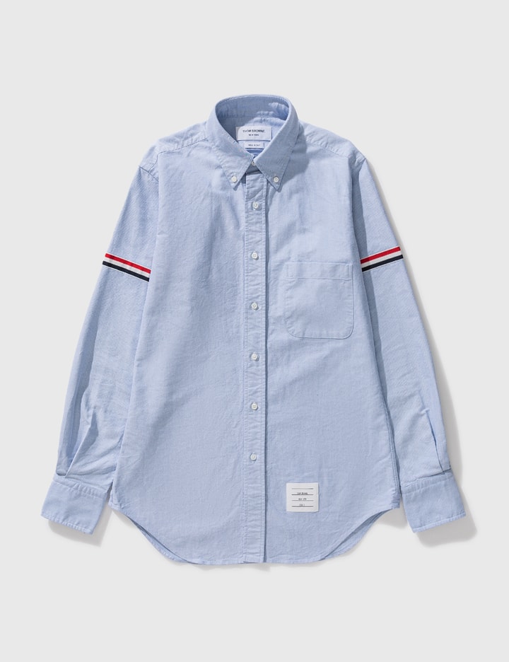 Classic Fit Shirt W/ Rwb Grosgrain Armband In Oxford Placeholder Image