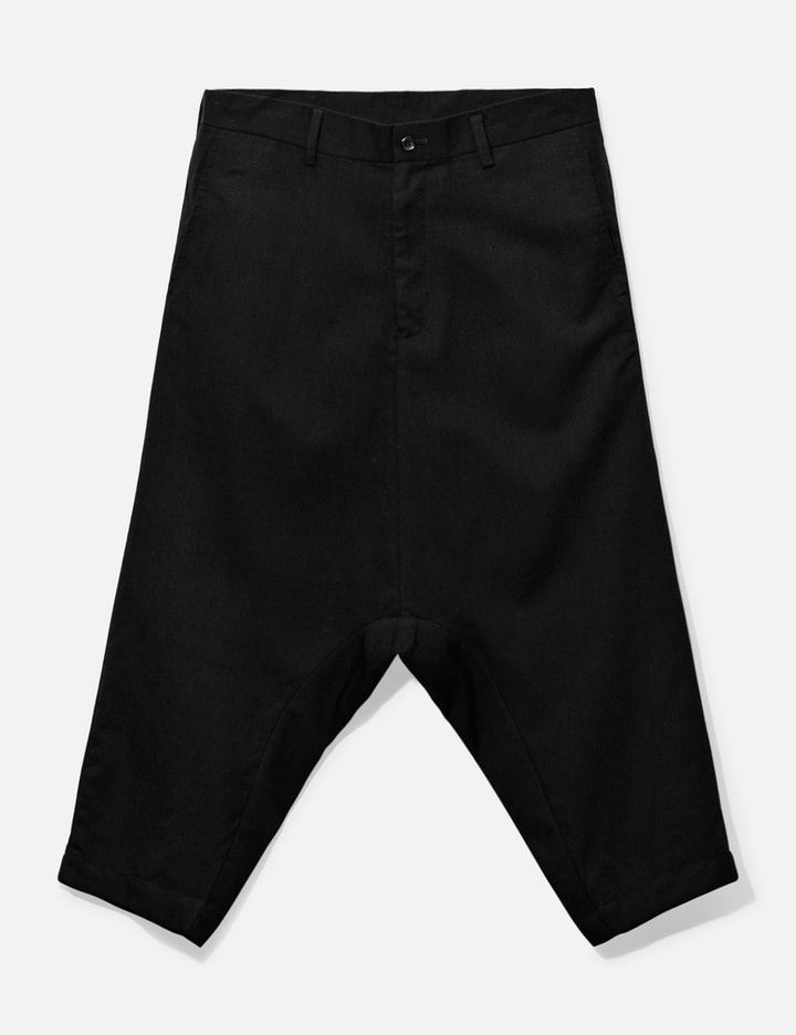 Comme Des Garçons Black Wool Crop Pants Placeholder Image