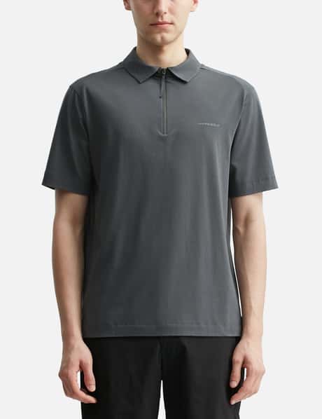 X POST ARCHIVE FACTION (PAF) Half Zip-Up Polo T-Shirts view 15