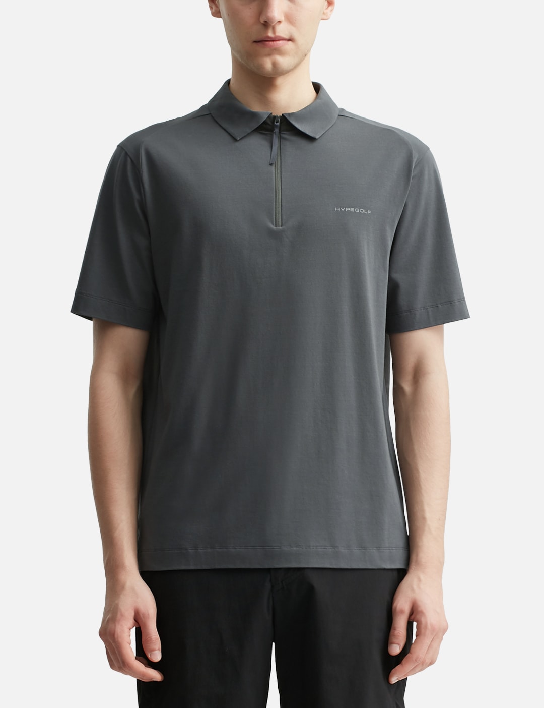 X POST ARCHIVE FACTION (PAF) Half Zip-Up Polo T-Shirts view 16