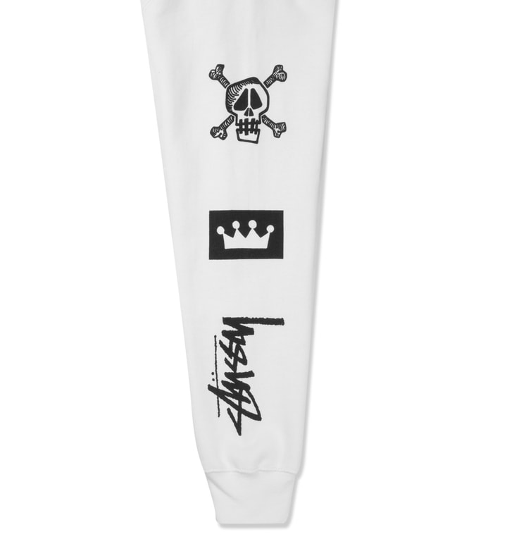 White Crown Collage Crewneck Sweater Placeholder Image