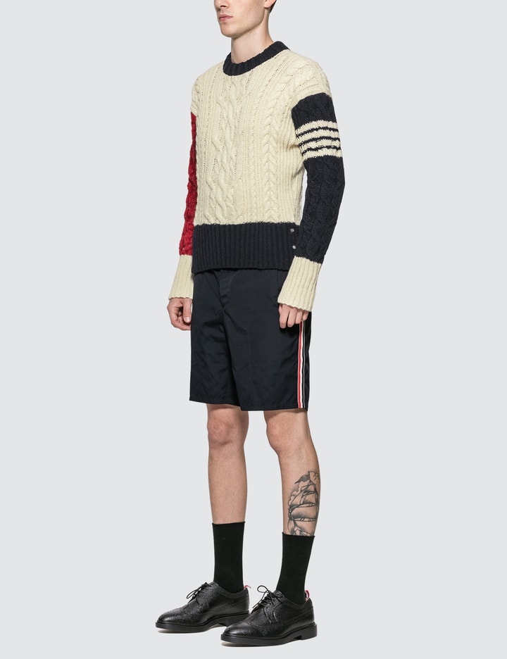 Cable Knit Crewneck Sweater Placeholder Image