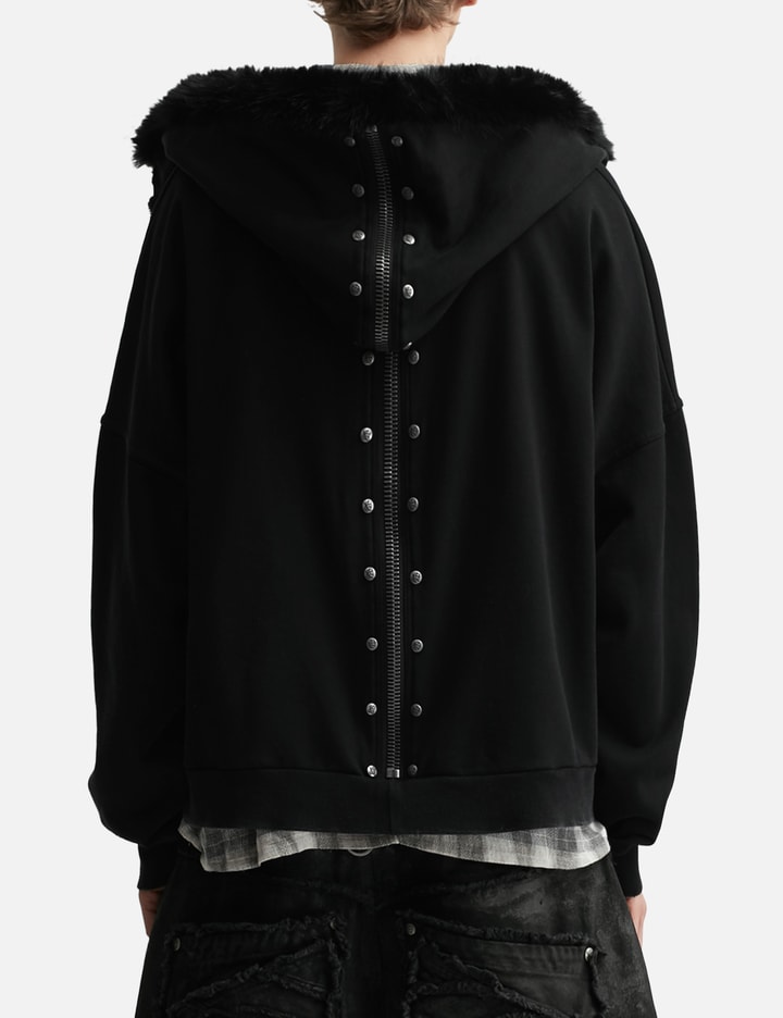 Nyra Zip-Up Jacket With Detachable Fur Hood Placeholder Image