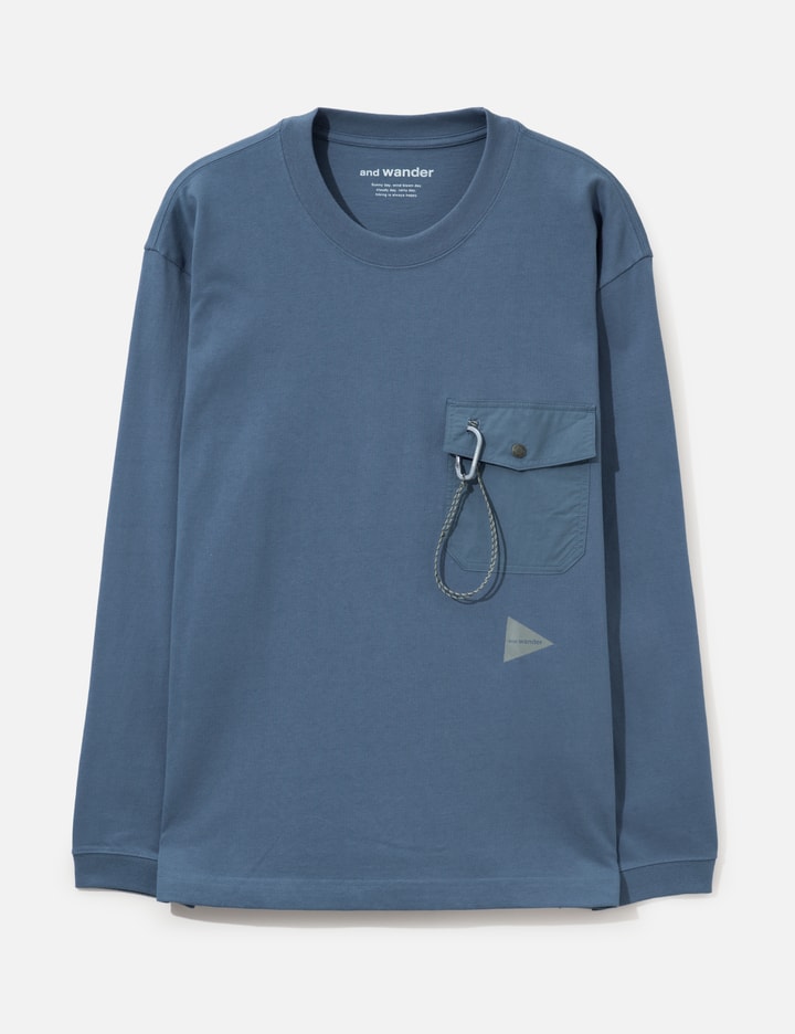 and wander Heavy Cotton Pocket LS T