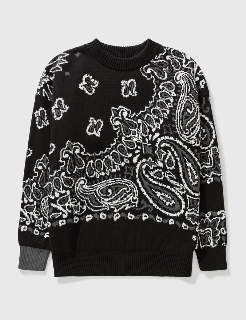 Sacai - Bandana Knit Pullover | HBX 