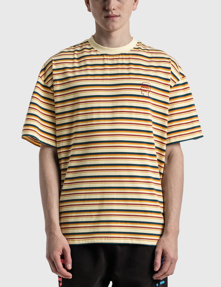 Nineties Blocked Striped T-shirt Placeholder Image