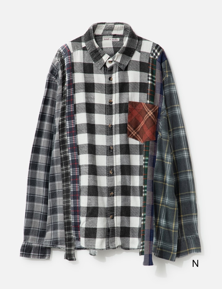 7 Cuts Wide Flannel Shirt Placeholder Image