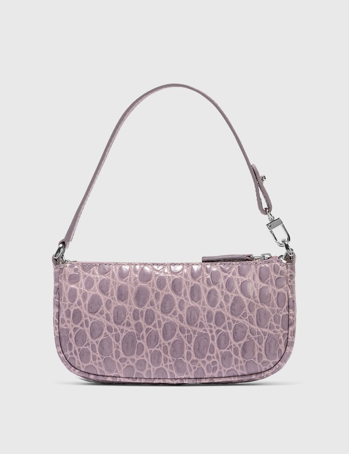 Mini Rachel Lilac Croco Embossed Leather Bag Placeholder Image
