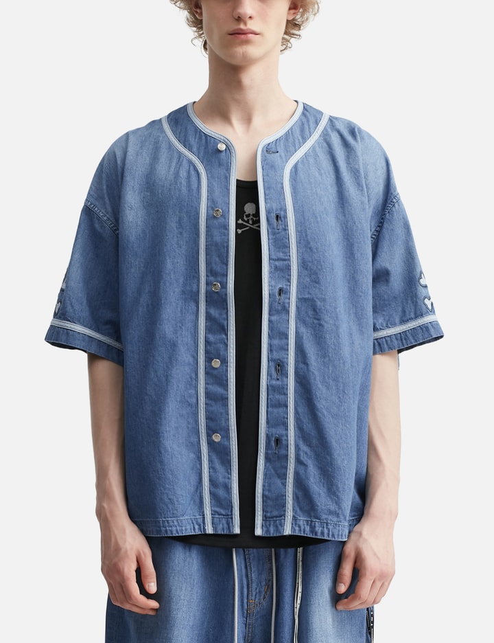 마스터마인드 재팬 Baseball Denim Shirt