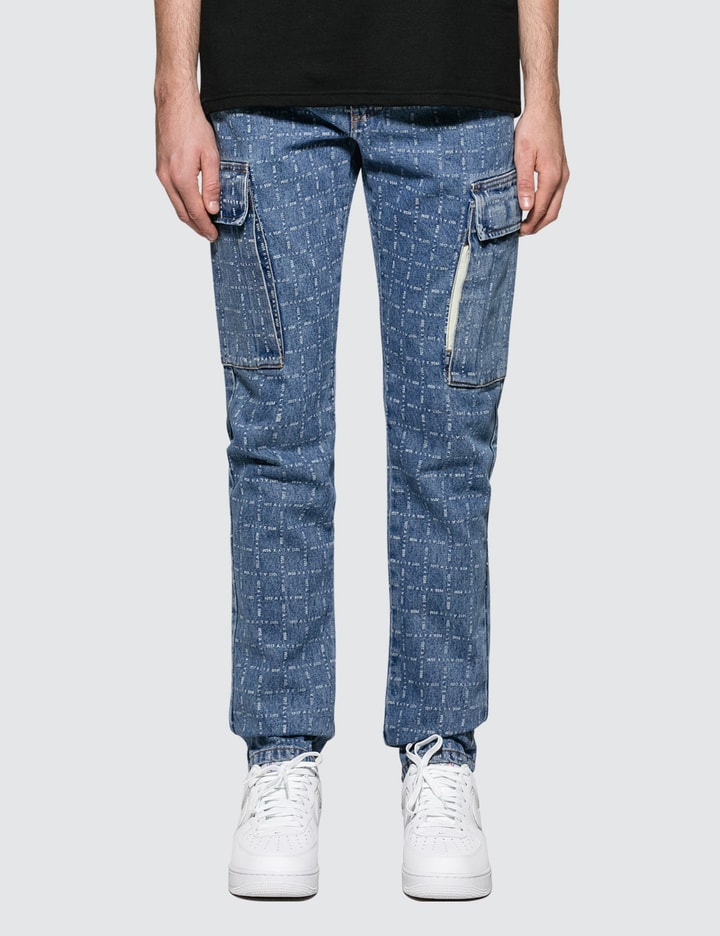 Logo Check Cargo Denim Placeholder Image