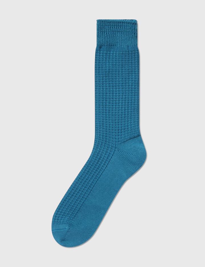 Cotton Waffle Crew Socks Placeholder Image
