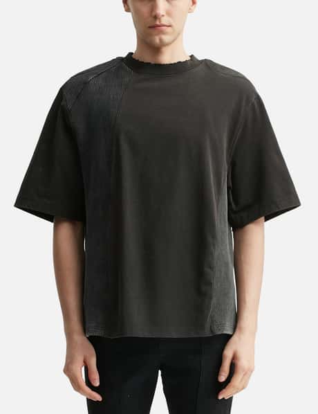 Paneled Padded Washed T-Shirt view 10