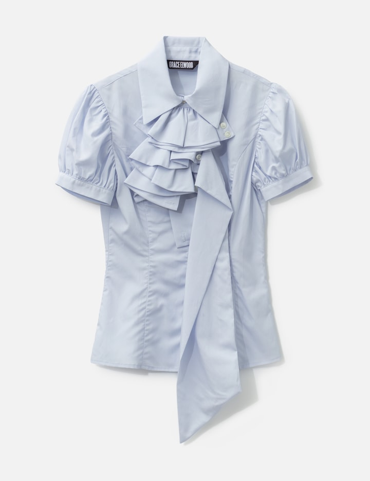 GRACE ELWOOD Cuffs Ruffle Shirt