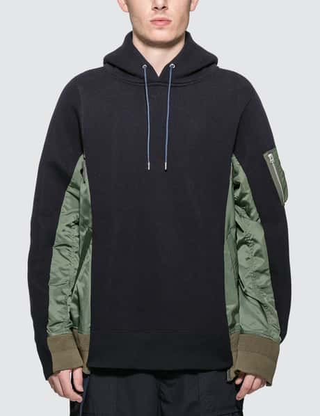 Sacai - Sponge Sweat MA-1 Hoodie | HBX - Globally Curated Fashion 