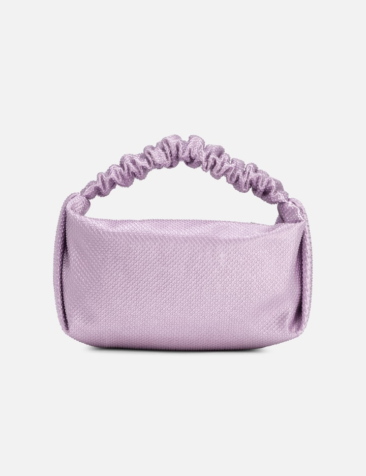Satin Scrunchie Mini Bag with Clear Beads Placeholder Image