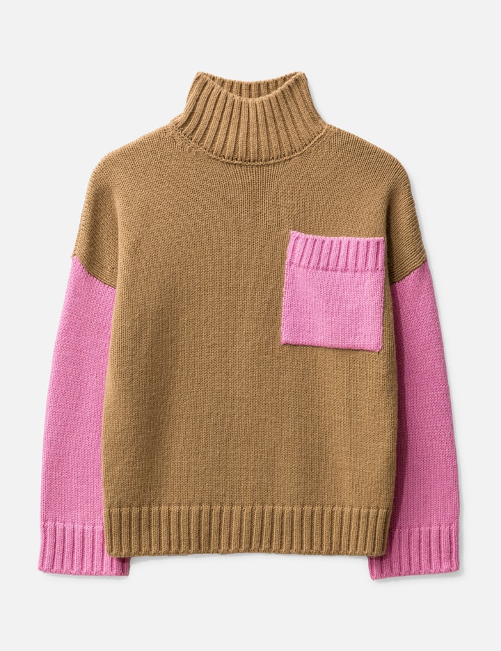 Patch Pocket Turtleneck Jumper Placeholder Image