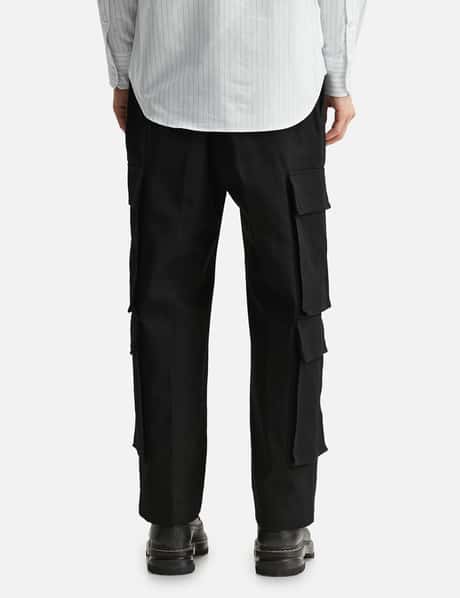 Washed Cotton Utility Chino Cargo Trouser view 12