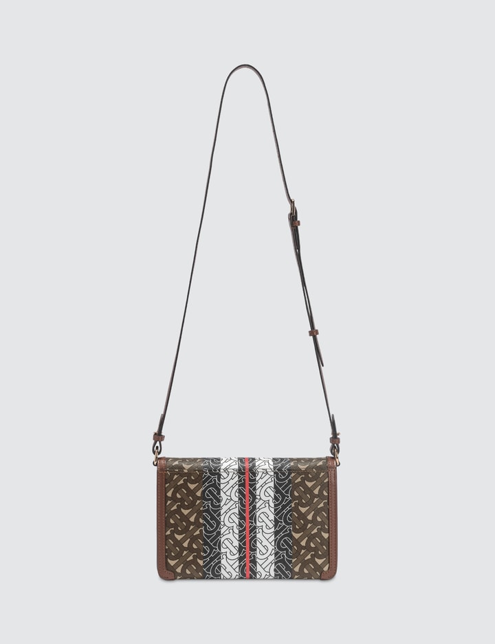 Burberry - Small Monogram Stripe E-canvas Crossbody Bag