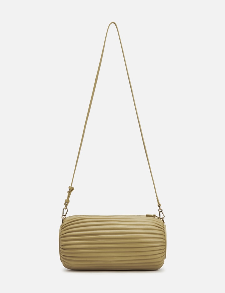 Bracelet Pouch in pleated nappa Dark Butter - LOEWE