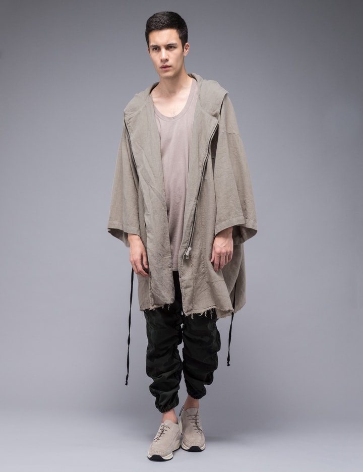 Linen 3/4 Sleeve Parka Placeholder Image