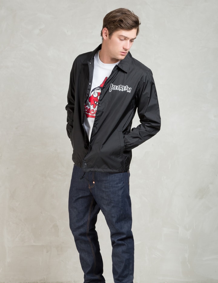 Icecream - Black Horror Cone Coach Jacket | HBX - Globally Curated 