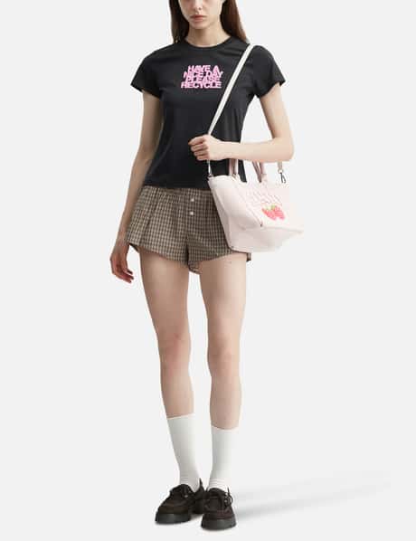 Daisy Duck Pink Printed Baby Fit T-Shirt view 14