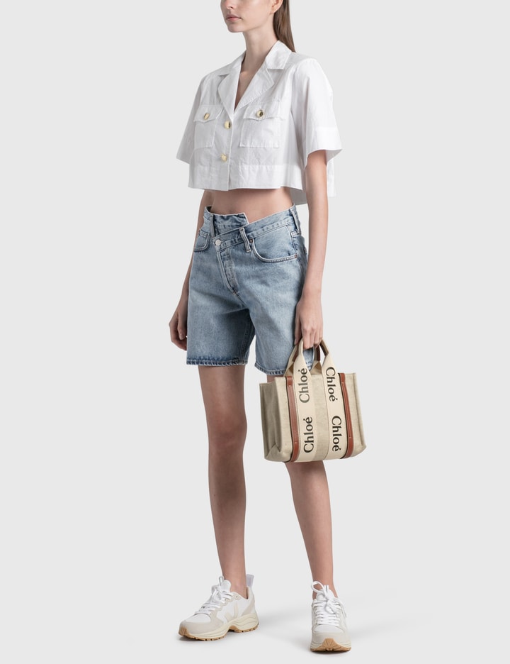 스몰 우디 토트 백 Placeholder Image