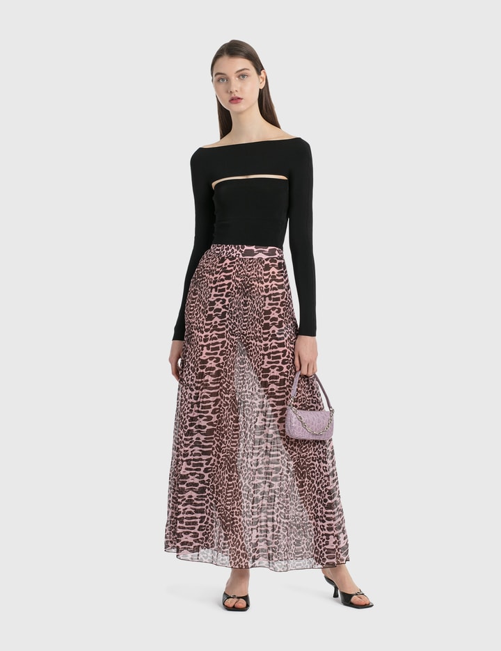 Mini Rachel Lilac Croco Embossed Leather Bag Placeholder Image