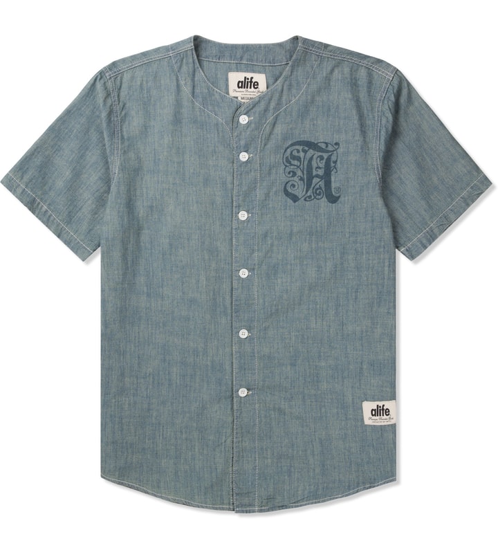 Prison Blue Baseball Shirt Placeholder Image