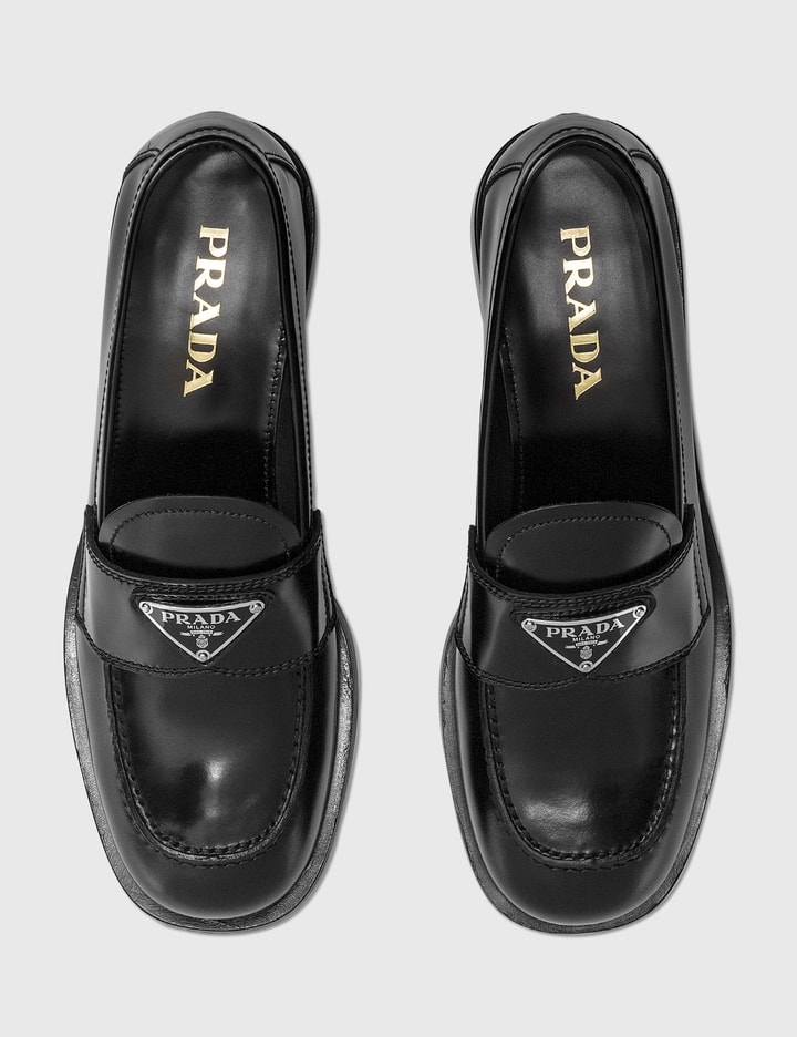 Brushed Leather Loafers Placeholder Image