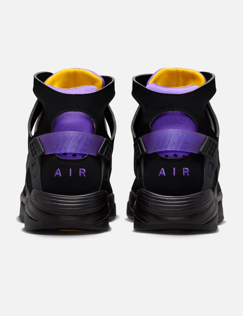 nike air huarache black purple