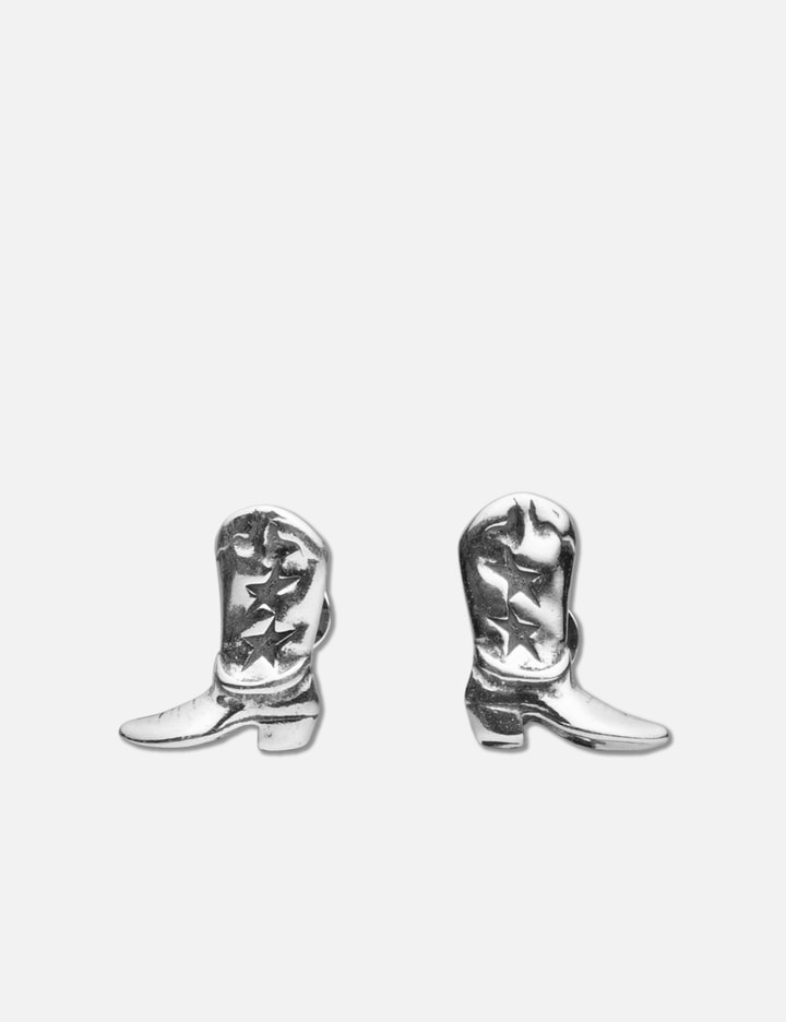 Twojeys Boot Stud Earrings In Silver