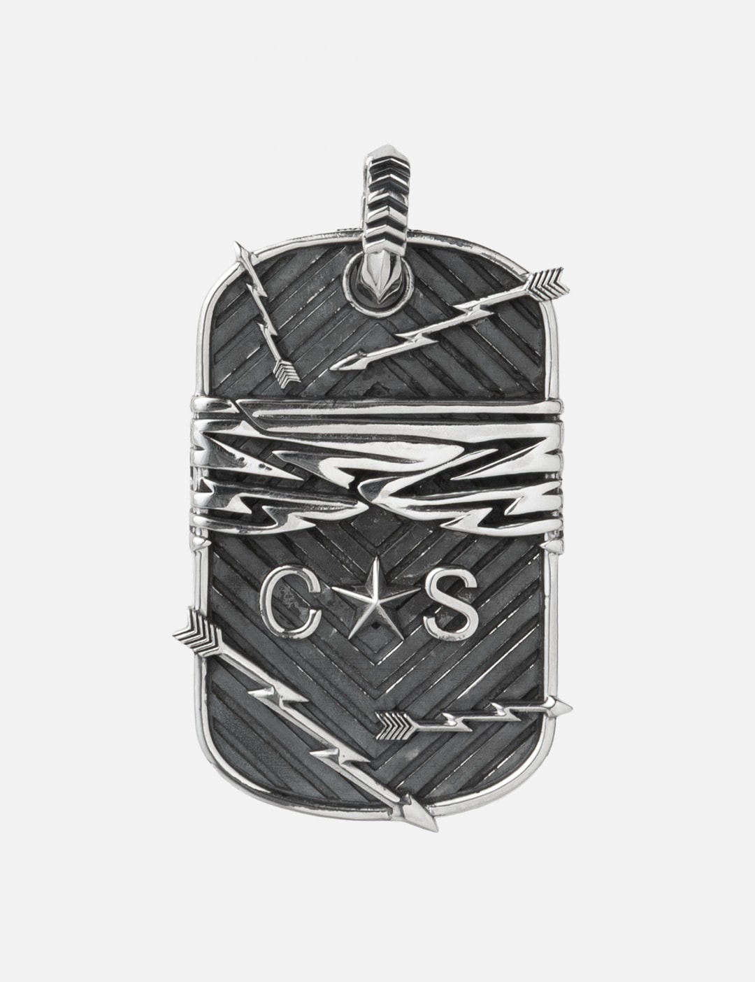 Double Heads Thunderbird Dog Tag view 7
